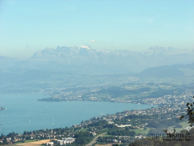 Zurich'o miesto vaizdai