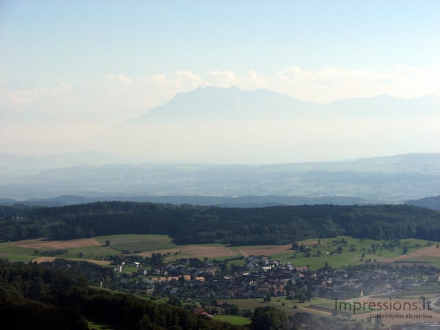 Zurich'o miesto vaizdai
