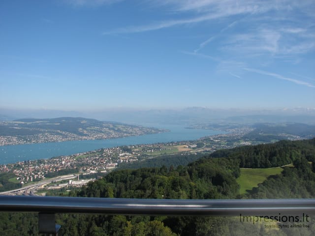 Zurich'o miesto vaizdai