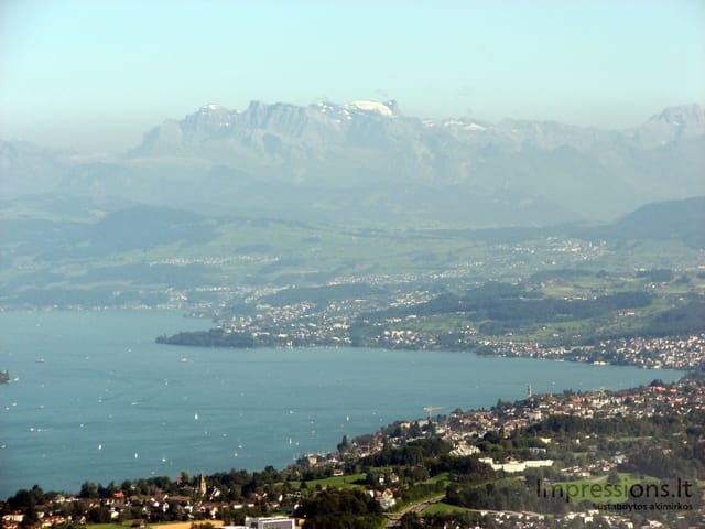 Zurich'o miesto vaizdai