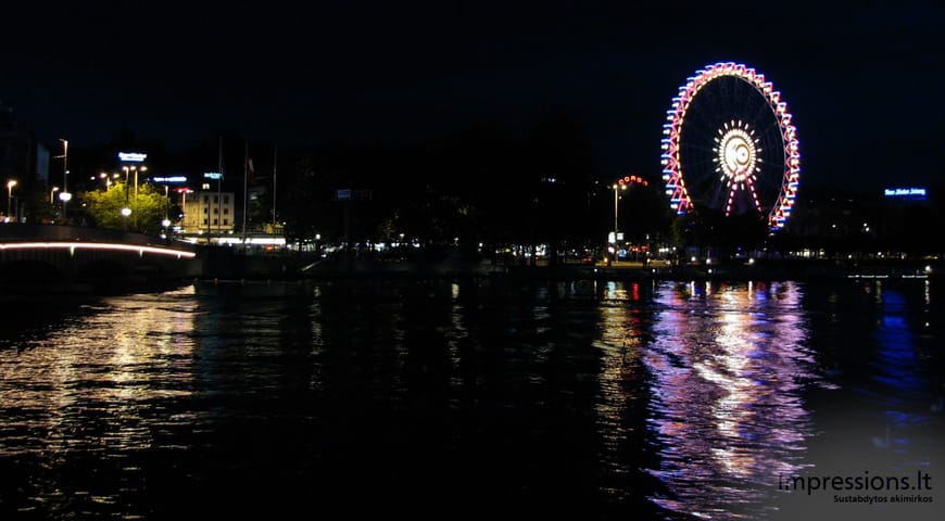 Zurich'o miesto vaizdai