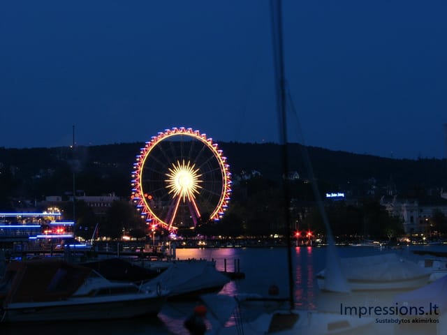 Zurich'o miesto vaizdai