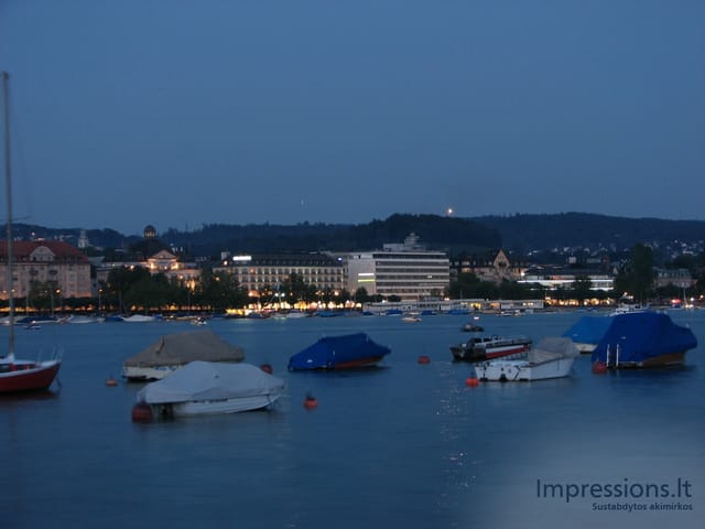 Zurich'o miesto vaizdai