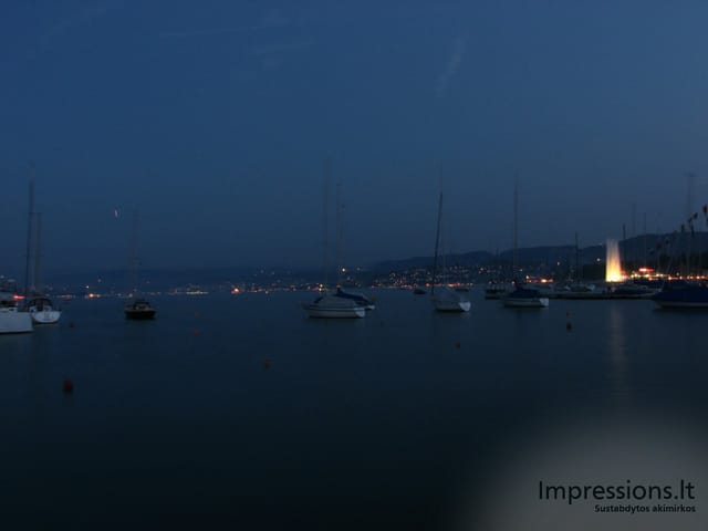 Zurich'o miesto vaizdai