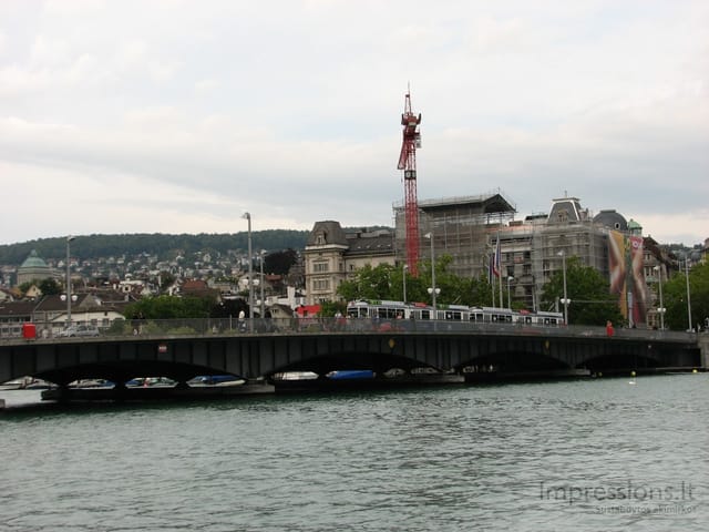 Zurich'o miesto vaizdai