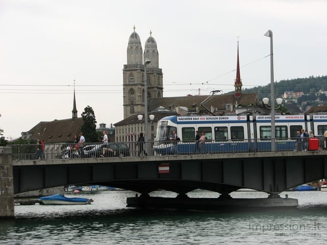 Zurich'o miesto vaizdai
