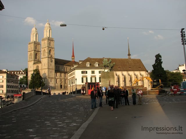 Zurich'o miesto vaizdai