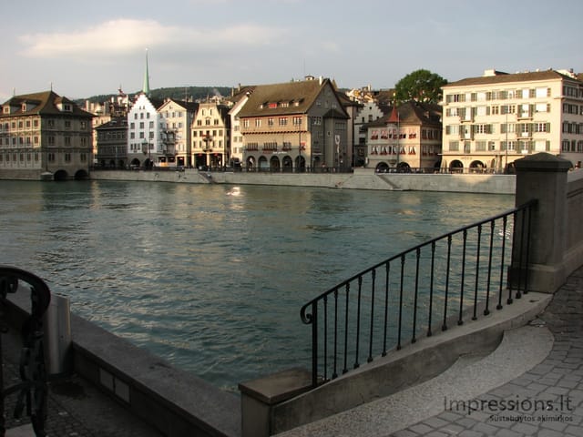 Zurich'o miesto vaizdai