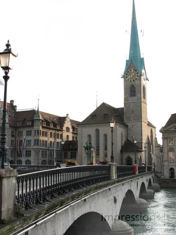 Zurich'o miesto vaizdai