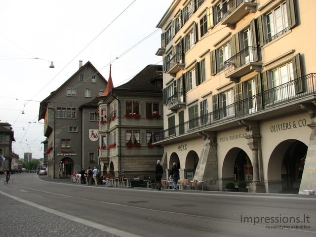Zurich'o miesto vaizdai