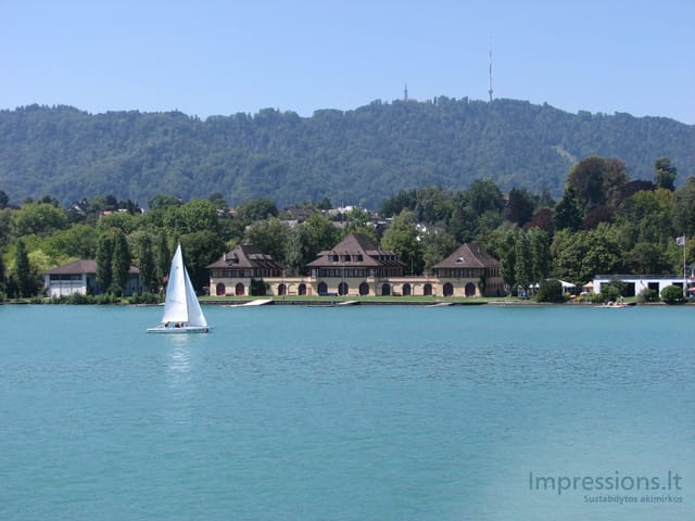 Zurich'o miesto vaizdai