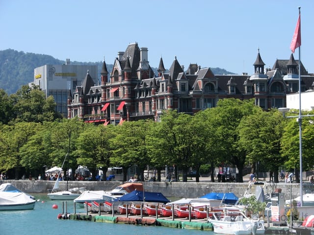 Zurich'o miesto vaizdai