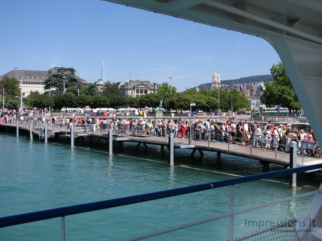 Zurich'o miesto vaizdai