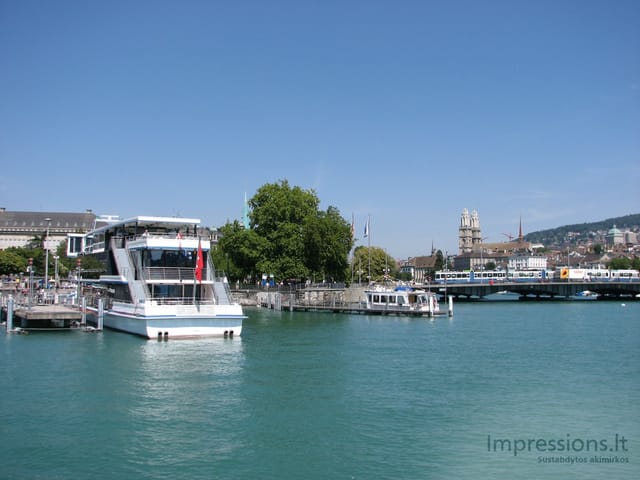 Zurich'o miesto vaizdai
