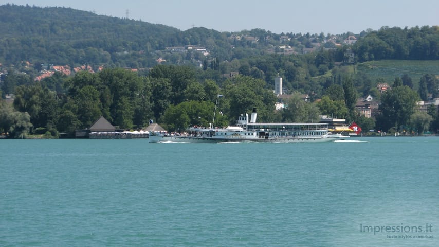 Zurich'o miesto vaizdai