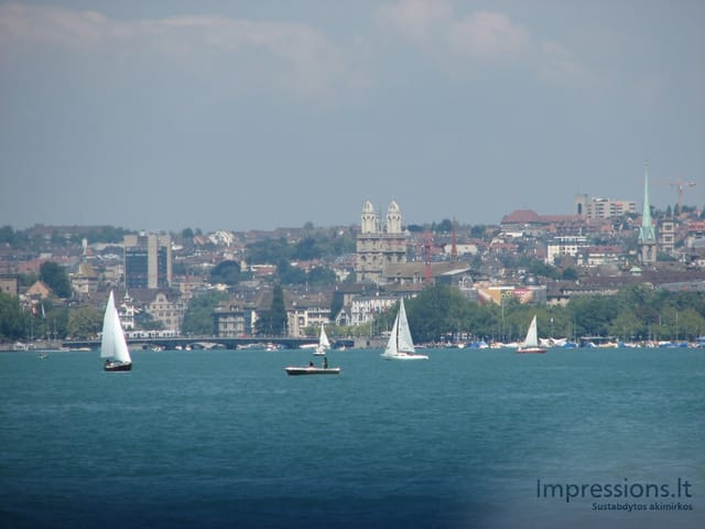 Zurich'o miesto vaizdai