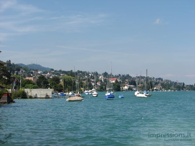 Zurich'o miesto vaizdai