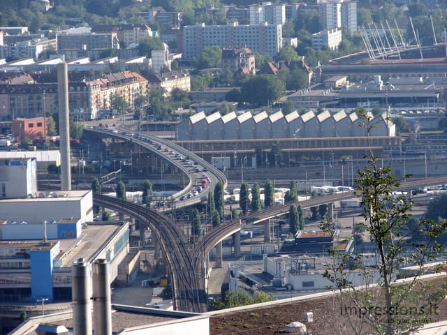 Zurich'o miesto vaizdai