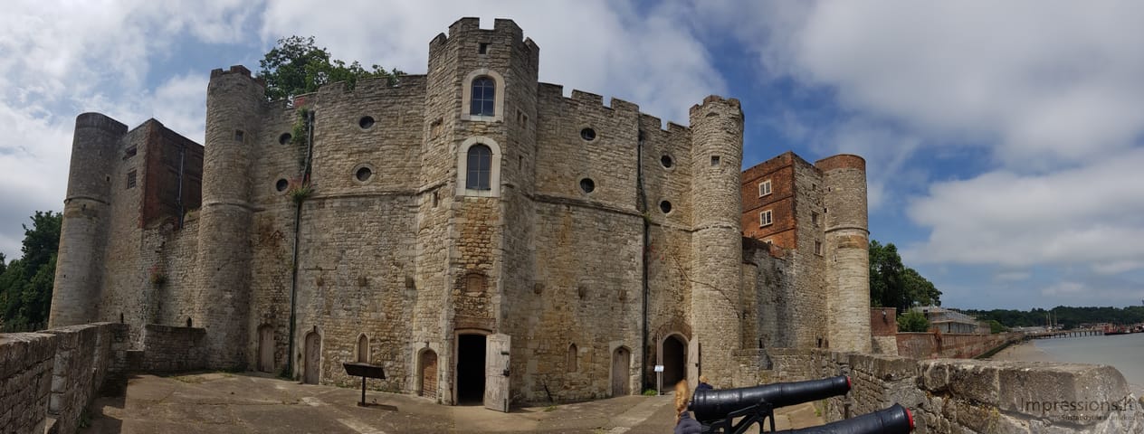 Upnor pilaitė su teminiais gyventojais