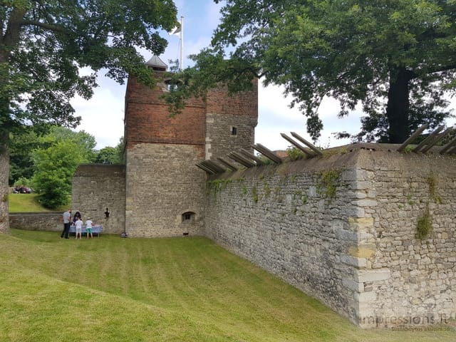 Upnor pilaitė su teminiais gyventojais