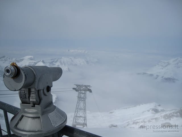Į Titlį užsikelus, Šveicarija, Alpės