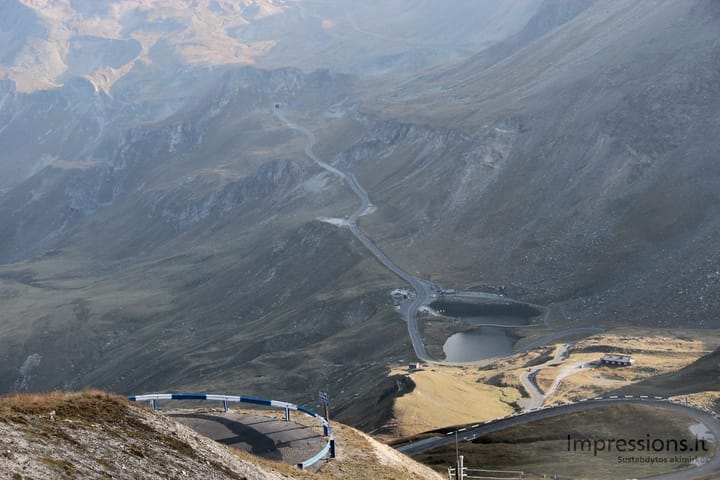 Iš aukščiausio Gross Glockner kelio taško