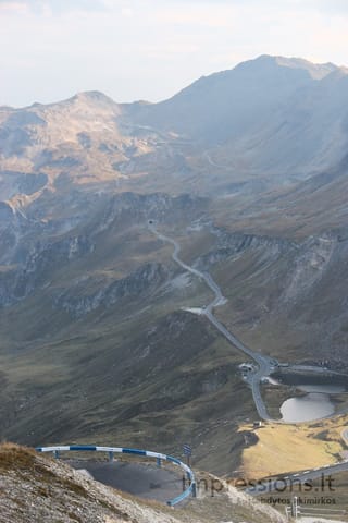 Iš aukščiausio Gross Glockner kelio taško