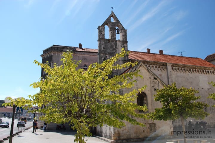Trogir miestas. Unesco saugomas senamiestis