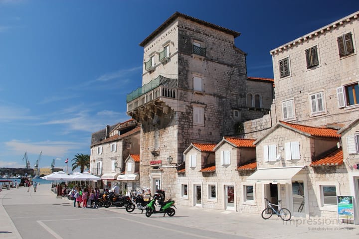 Trogir miestas. Unesco saugomas senamiestis