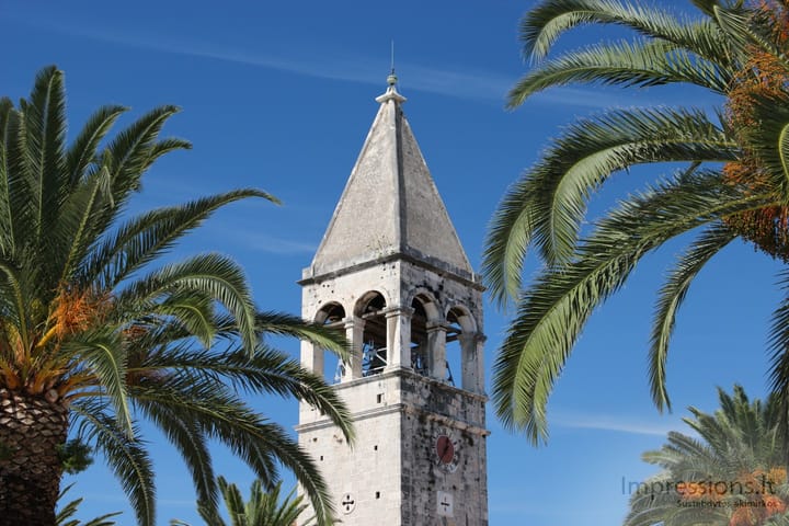 Trogir miestas. Unesco saugomas senamiestis
