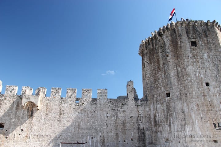 Trogir miestas. Unesco saugomas senamiestis