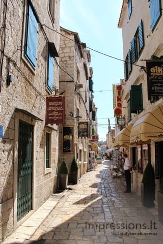 Trogir miestas. Unesco saugomas senamiestis