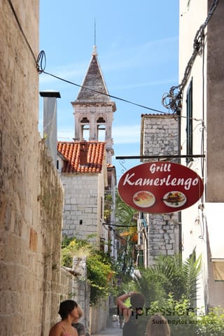 Trogir miestas. Unesco saugomas senamiestis