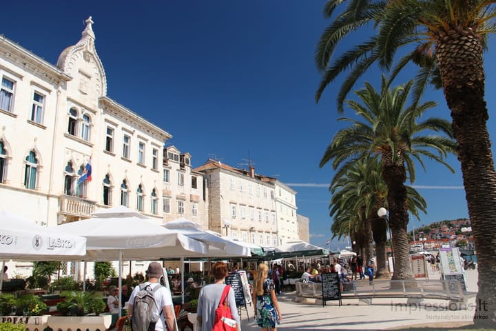 Trogir miestas. Unesco saugomas senamiestis