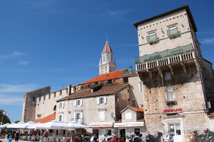 Trogir miestas. Unesco saugomas senamiestis