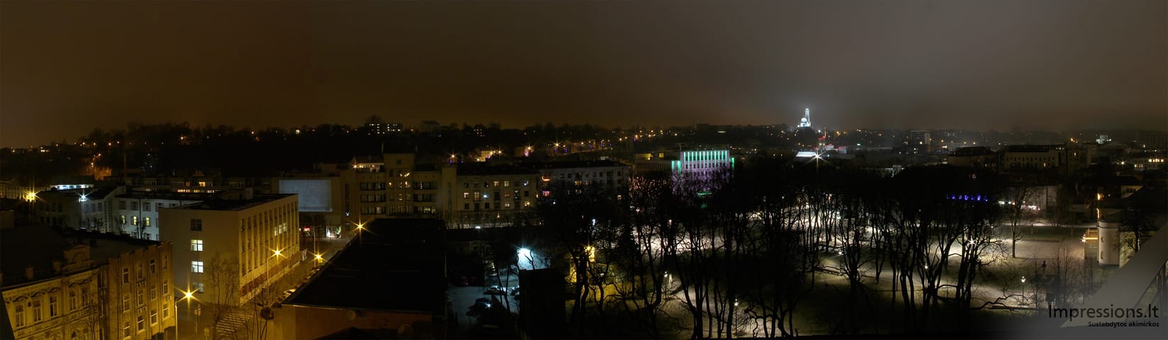 Centro panorama nuo Bokšto