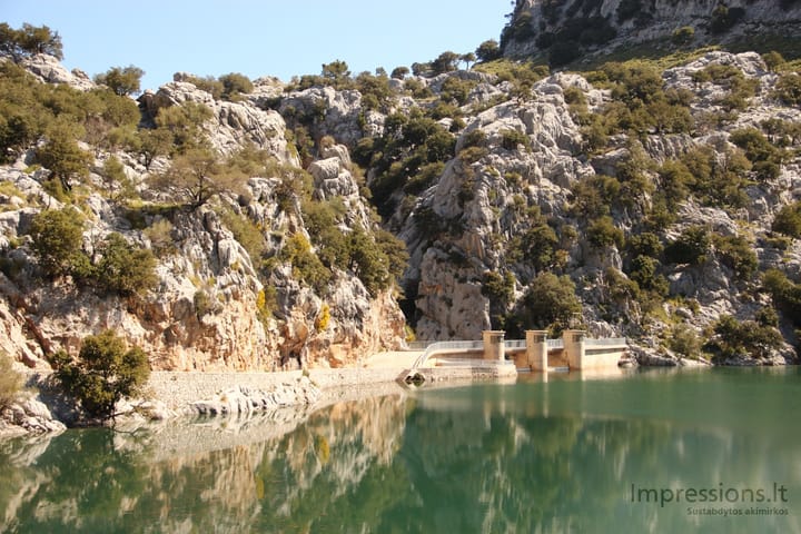 Gorg Blau ežero užtvankėlė