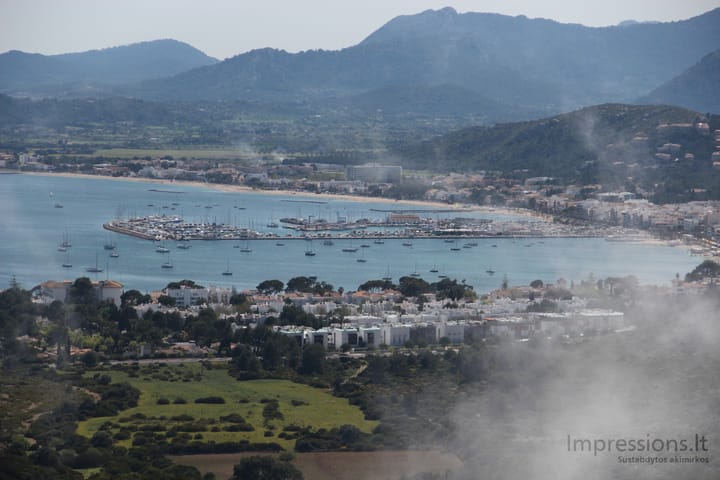 Vaizdas atgal į Port de Pollenca
