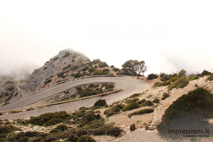 Cap de Formentor, kelio vingiai