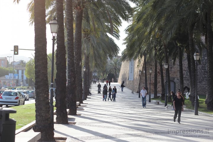 Maljorka: sostinė Palma de Mallorca
