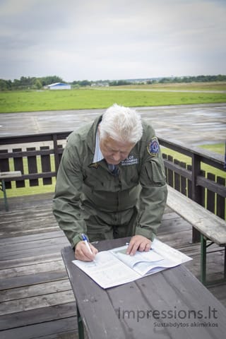 Akrobatinis skrydis iš Aleksoto oro uosto