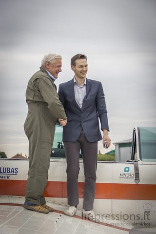 Akrobatinis skrydis iš Aleksoto oro uosto