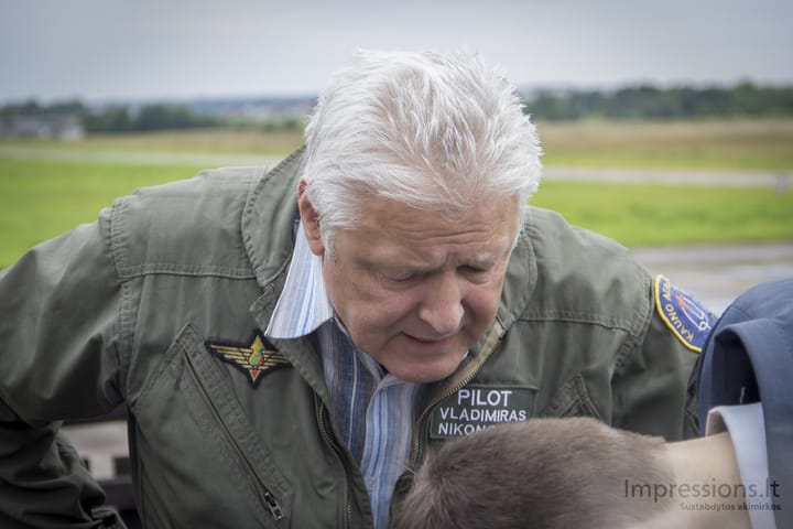 Akrobatinis skrydis iš Aleksoto oro uosto