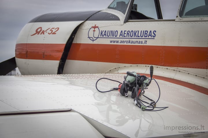 Akrobatinis skrydis iš Aleksoto oro uosto