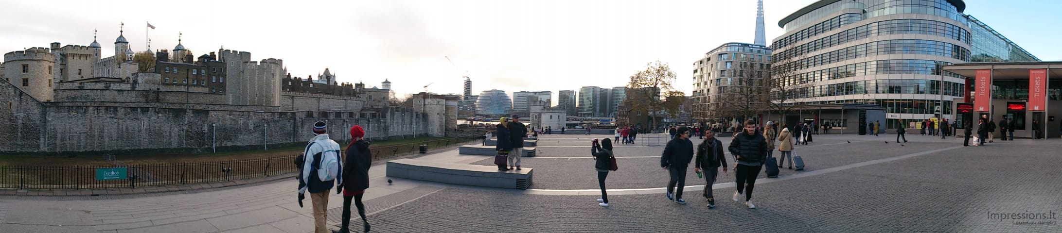 Londonas mobiliai gruodį