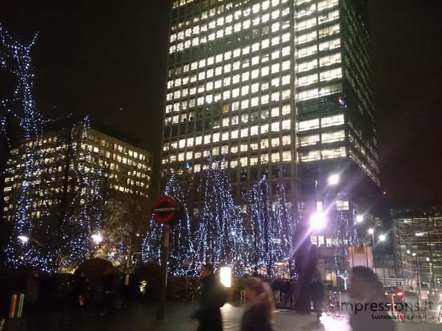 Canary Wharf verslo centrų pastatai