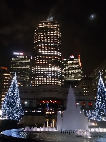 Canary Wharf verslo centrų pastatai
