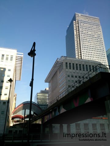 Nebūdinga Londonui giedra, Canary Wharf