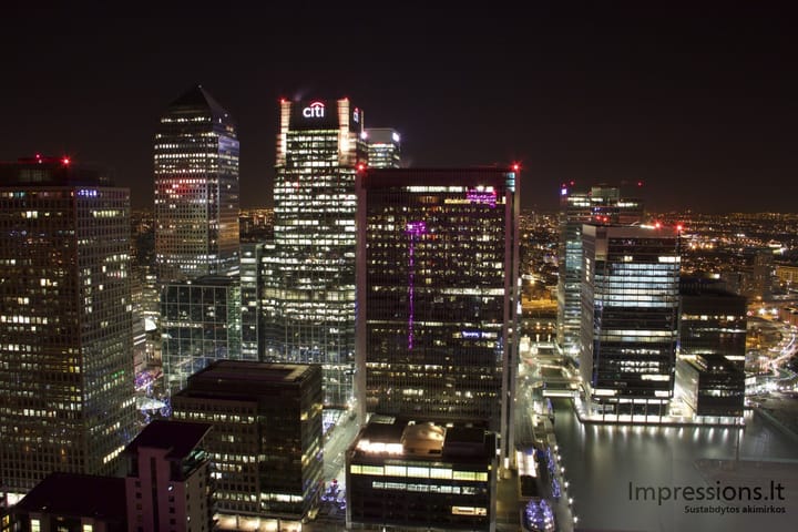 Canary Wharf dangoraižiai
