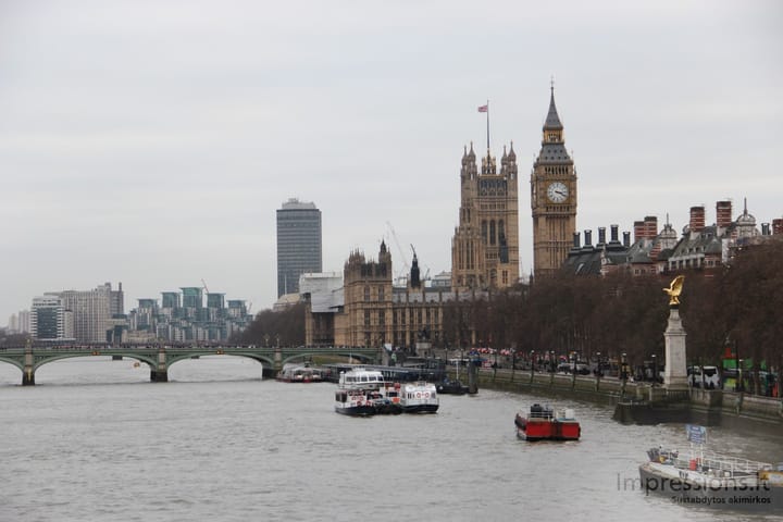 Londono gatvės dieną